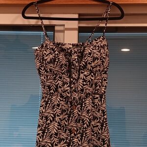 Black and White floral dress Size Medium